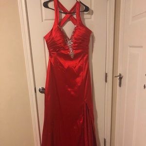 Red prom dress